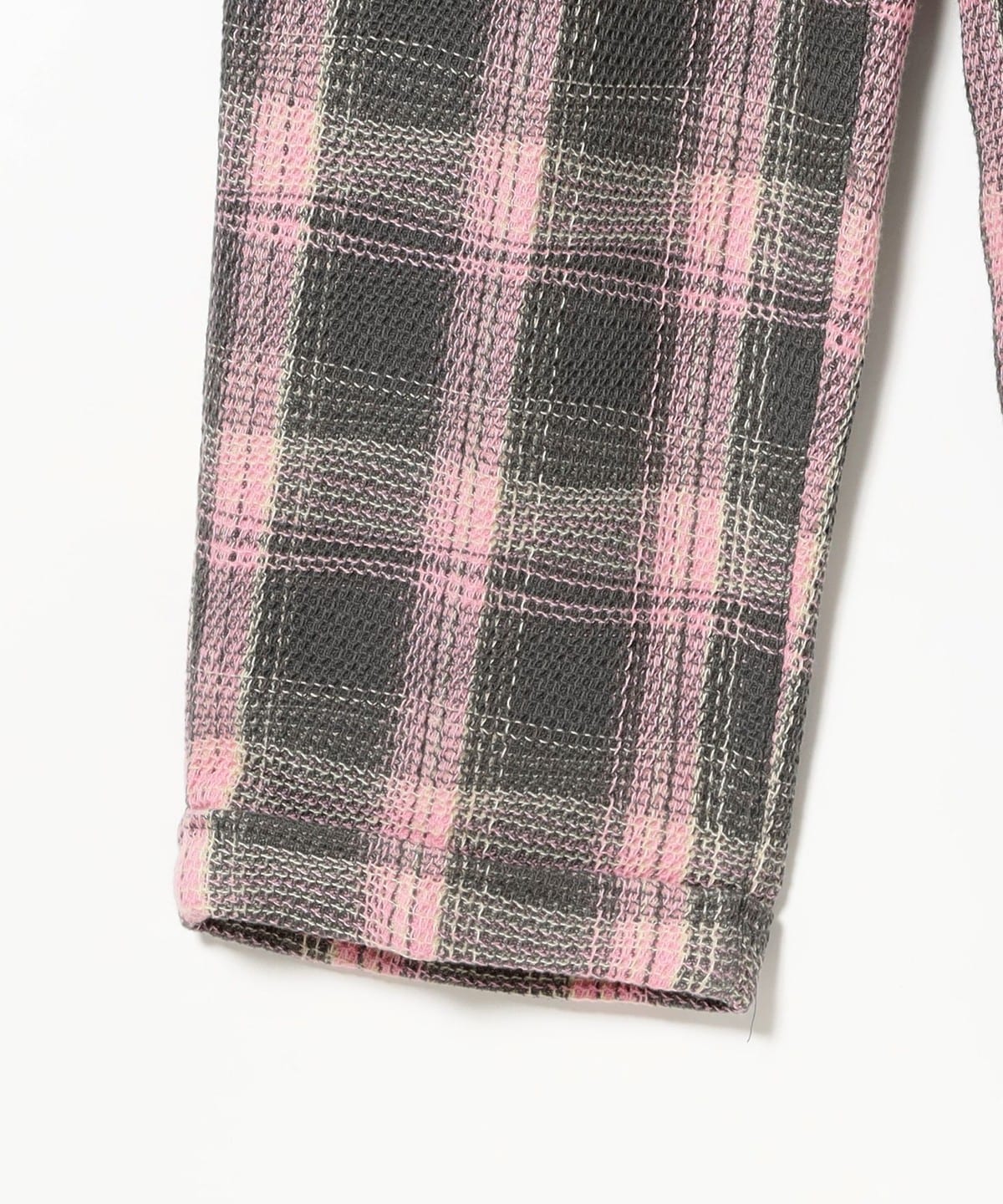 BEAMS PLUS（ビームス プラス）2 Pleats Relax Trousers Waffle Plaid
