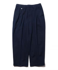 2 Pleats Relax Trousers Indigo Oxford