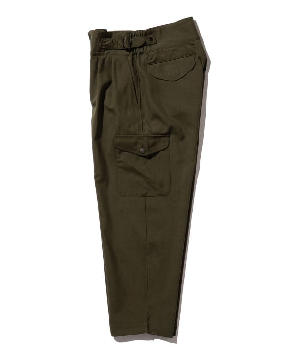 BEAMS PLUS (BEAMS PLUS) Blue Face Leicester Gurkha Trousers (pants, casual  pants) for sale | BEAMS