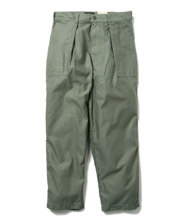 BEAMS B.CUTOFF BAKERPANTS OLIVEパンツ