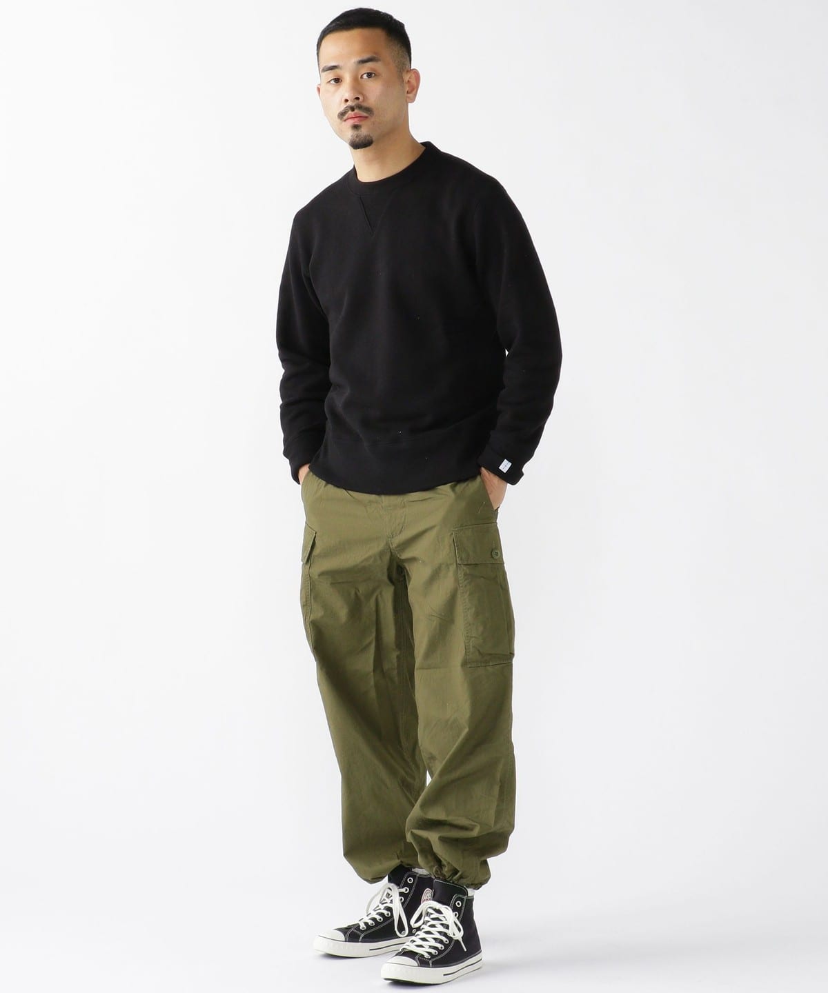 BEAMS PLUS MIL 6 Pocket 80/3 Ripstop (pants, military BEAMS PLUS