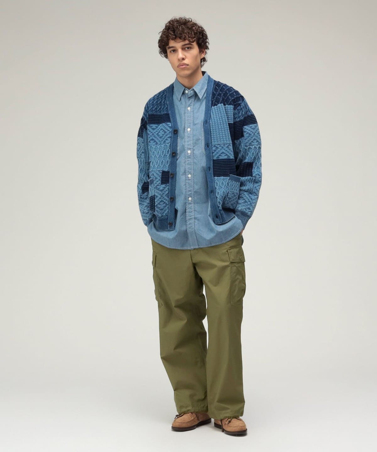 BEAMS PLUS MIL 6 Pocket 80/3 Ripstop (pants, military BEAMS PLUS