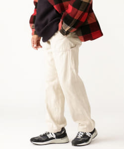 ▲ts(s) / Brushed Organic Cotton Flannel Twill Cloth Color Stitched Fatigue Pants