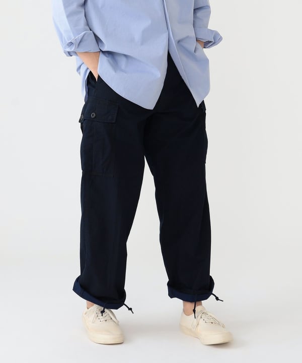BEAMS PLUS MIL 6 Pockets Indigo Rip Stop - Sumi – BLUE IN