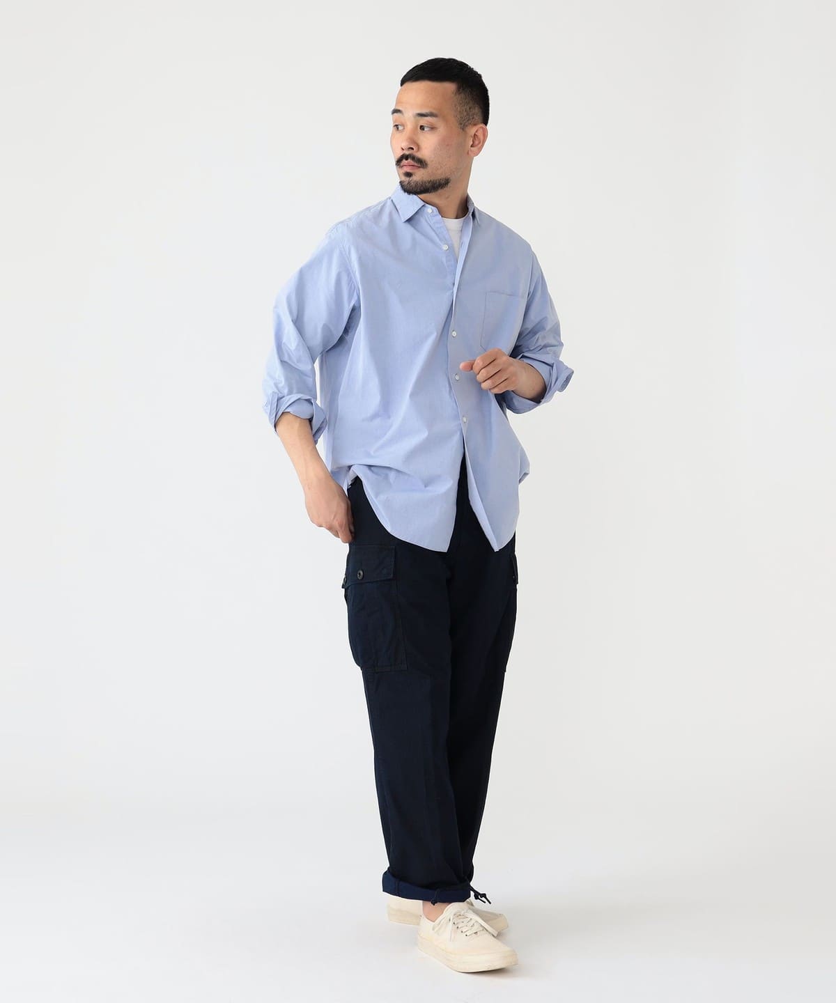 BEAMS PLUS（ビームス プラス）MIL 6 Pocket Indigo Ripstop（パンツ