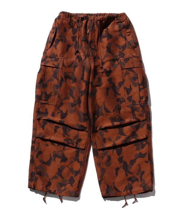 BEAMS PLUS BEAMS PLUS Hunter Camo Jacquard Military 6 Pocket Overpants  (Pants Casual Pants) Available at BEAMS