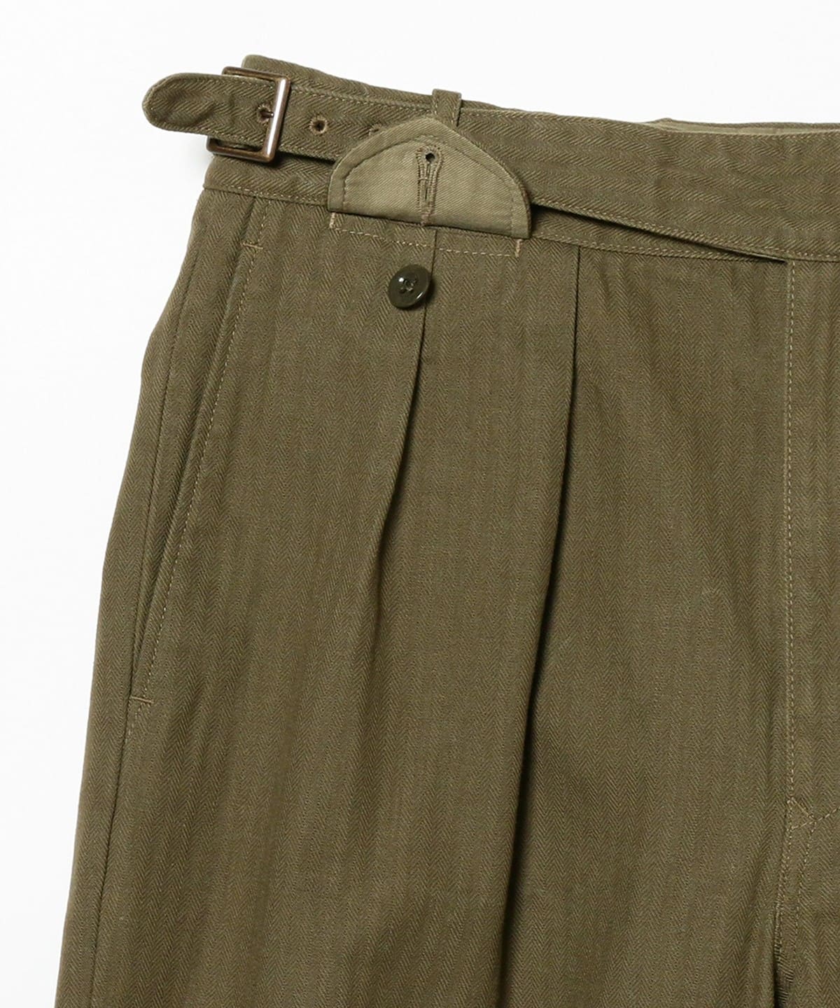 【美品】ケネスフィールド　ヘリンボーングルカパンツ KENNETH FIELD 25SS / GURKA Ⅲ WHITE HERRINGBONE | ARCH TOKYO