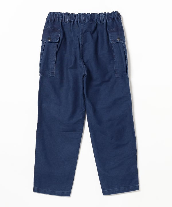 BEAMS PLUS BEAMS PLUS Sage De Cret / Indigo Moleskin Peg-top Military ...