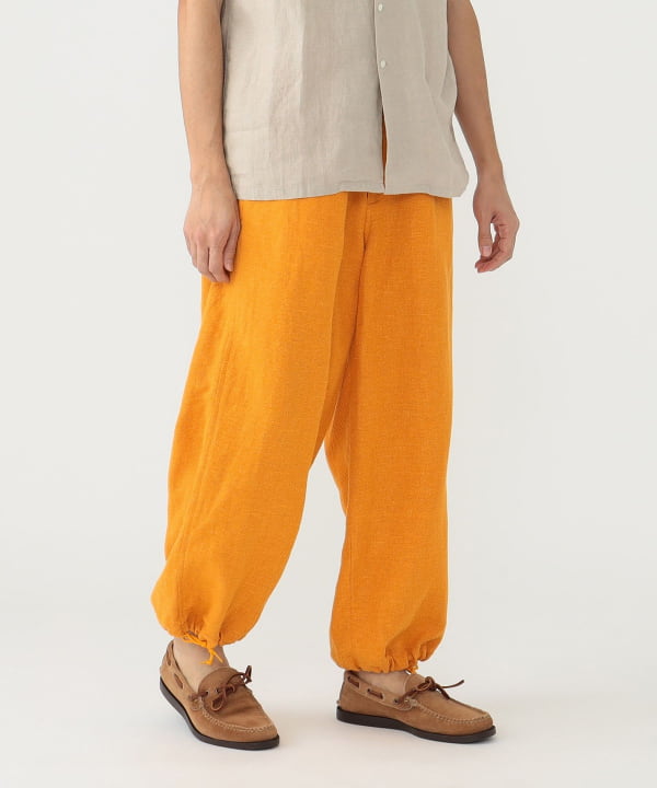 試着のみbeams golf落ち着いたオレンジのパンツLサイズ BEAMS PLUS（ビームス プラス）MIL Easy Cotton Linen（パンツ