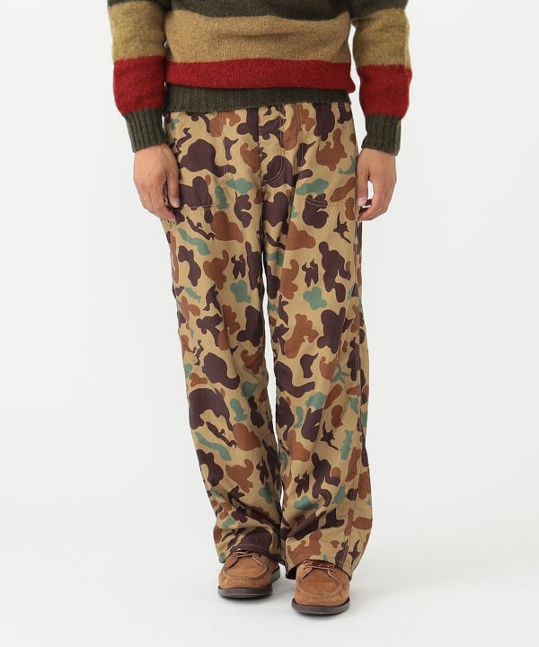 BEAMS PLUS BEAMS PLUS Pants Lined Animal Camo (pants, casual