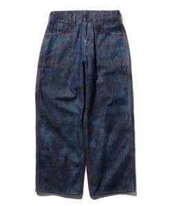 BEAMS PLUS / Painter Pants Lined Denim Discharge Print