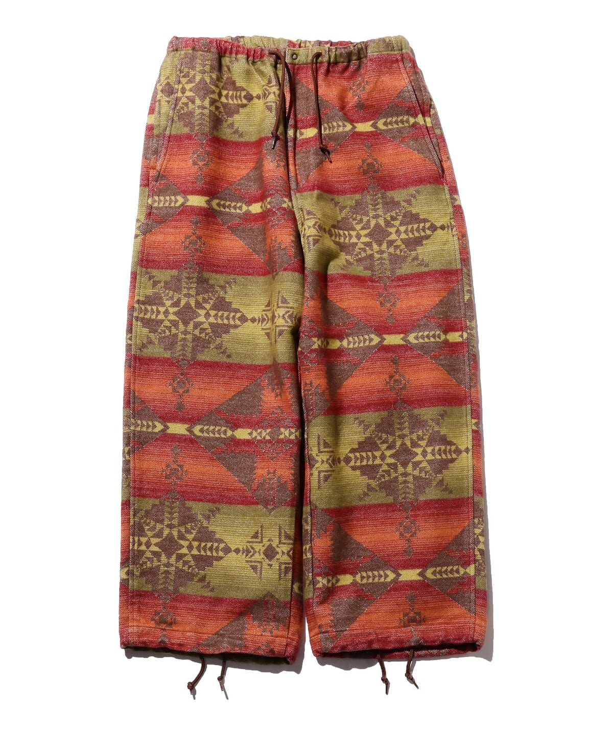 MIL Easy Pants Cotton Blanket Jacquard Shaggy パンツ MEN ORANGE XL MIL Easy Pants Cotton Blanket Jacquard Shaggy パンツ MEN ORANGE XL