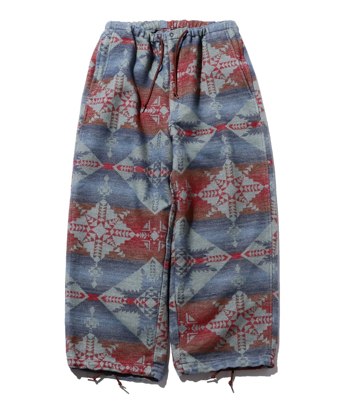 MIL Easy Pants Cotton Blanket Jacquard Shaggy パンツ MEN BLUE L MIL Easy Pants Cotton Blanket Jacquard Shaggy パンツ MEN BLUE L