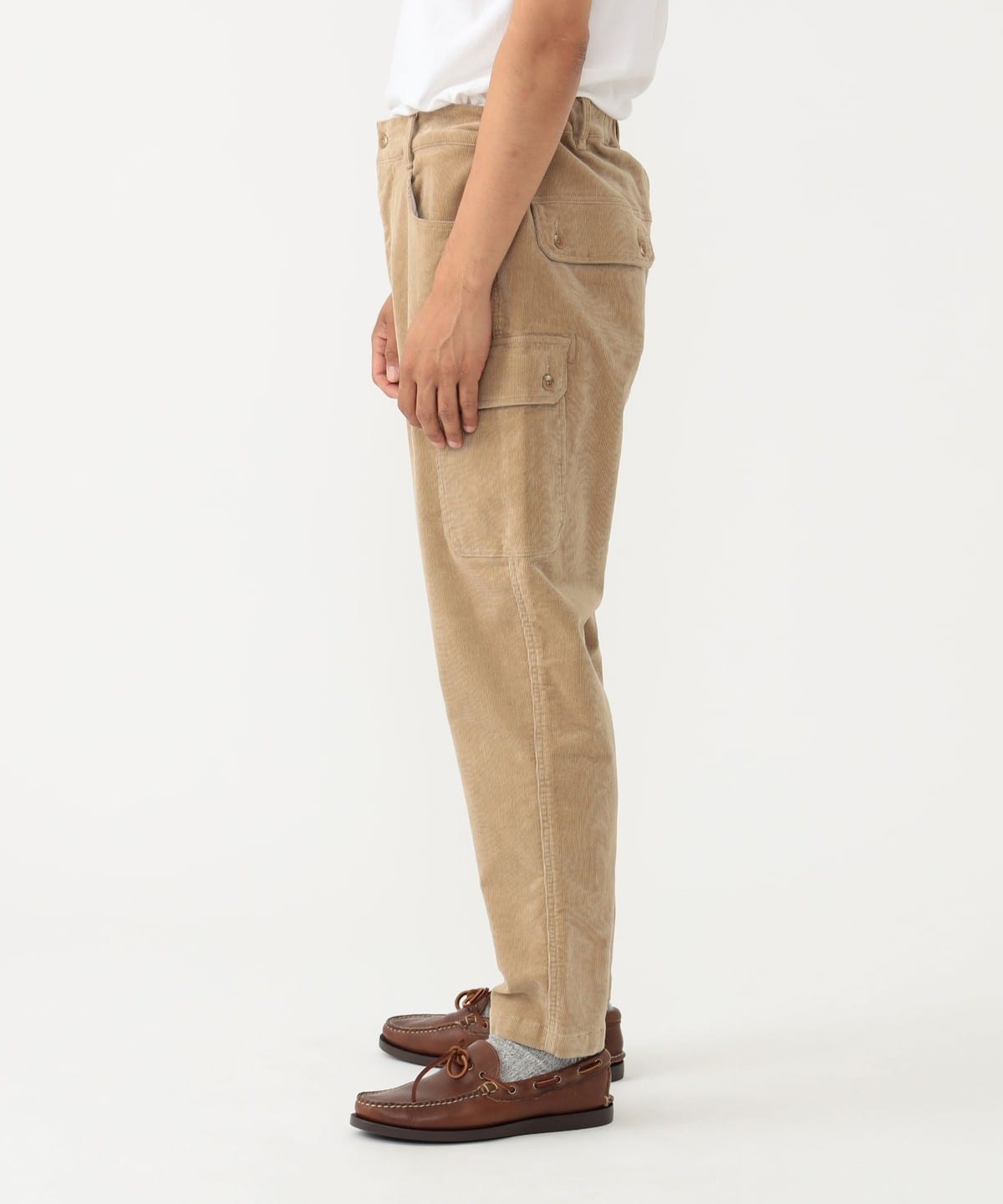 SAGE DE CRET Back Satin Peg Top Military Pants M Good