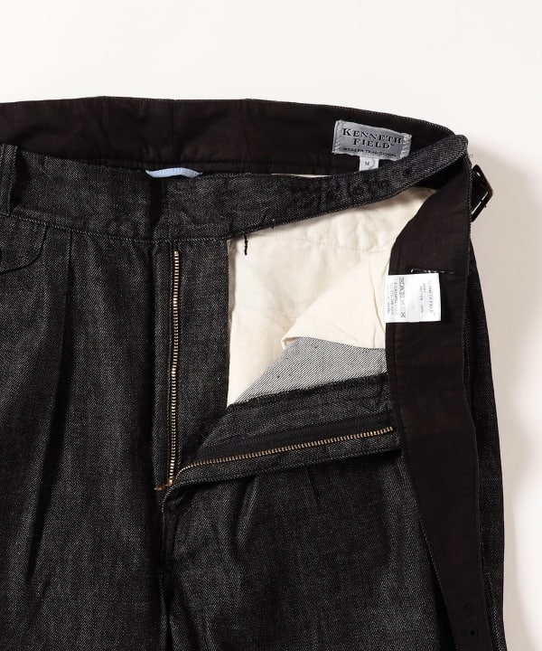 BEAMS PLUS（ビームス プラス）KENNETH FIELD / Gurkha Trousers Ⅲ Black Denim（パンツ  スラックス）通販｜BEAMS