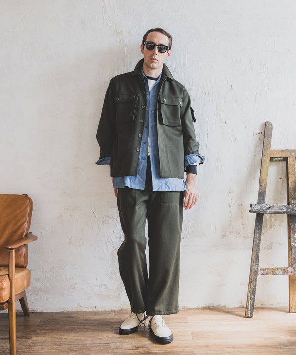 BEAMS PLUS（ビームス プラス）MIL Utility Trousers Wool Elastic