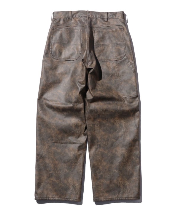 BEAMS PLUS（ビームス プラス）Painter Pants Lined Aged Fake Leather