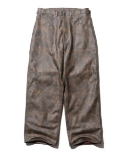 Painter Pants Lined Aged Fake Leather