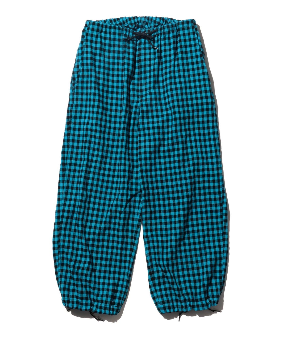 MIL Easy Pants Mini Plaid Laundry パンツ MEN BLUE M