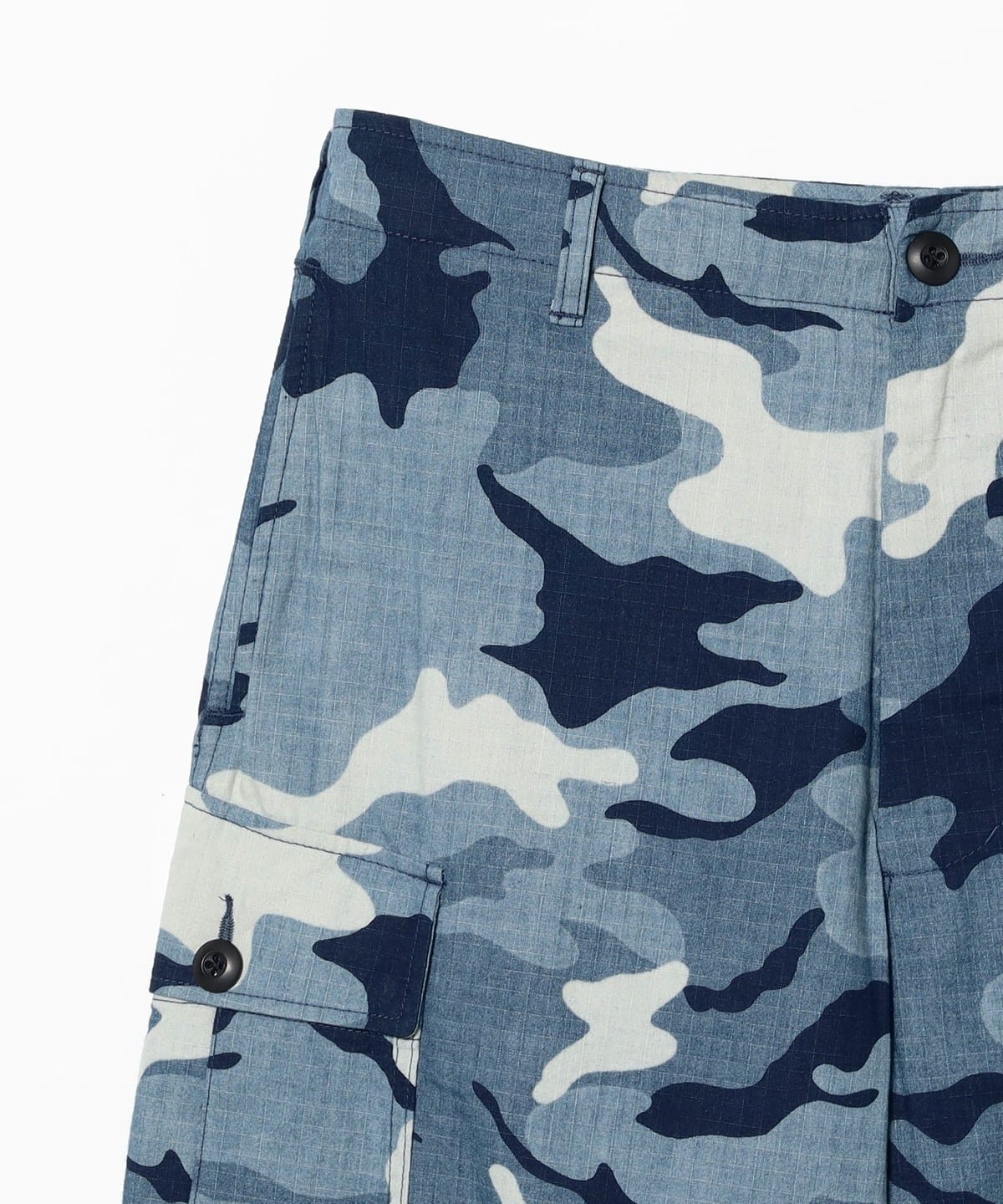 BEAMS PLUS（ビームス プラス）MIL 6 Pocket Indigo Ripstop Discharge