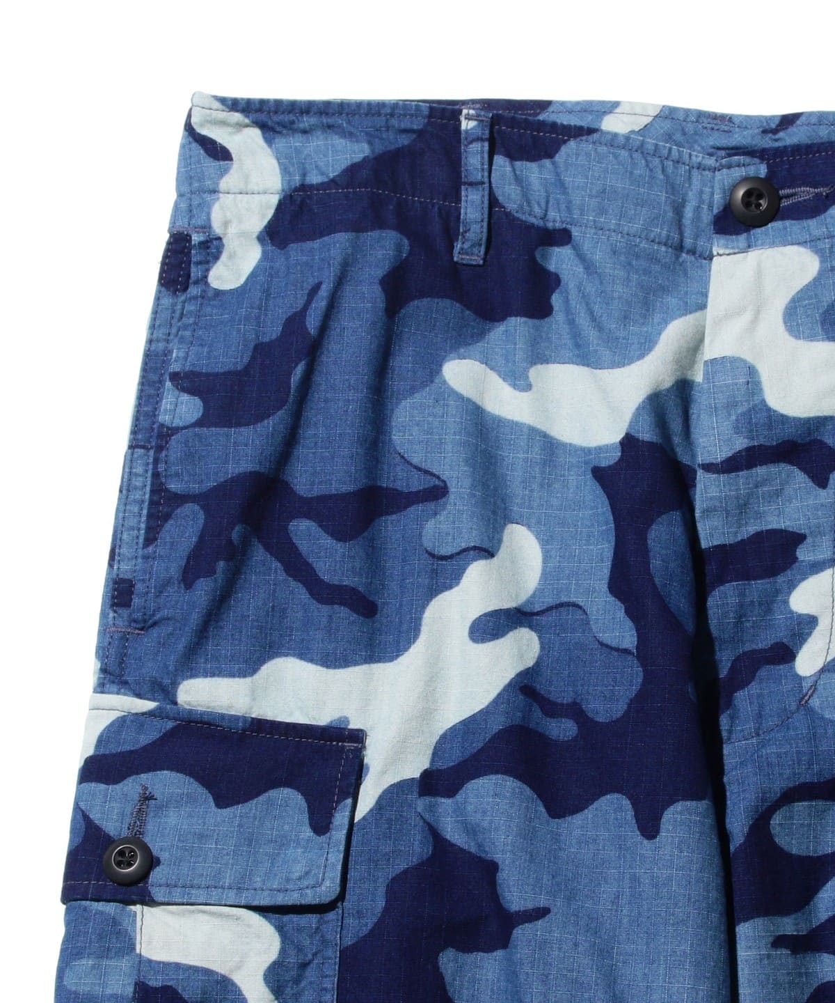 BEAMS PLUS（ビームス プラス）MIL 6 Pocket Indigo Ripstop Discharge