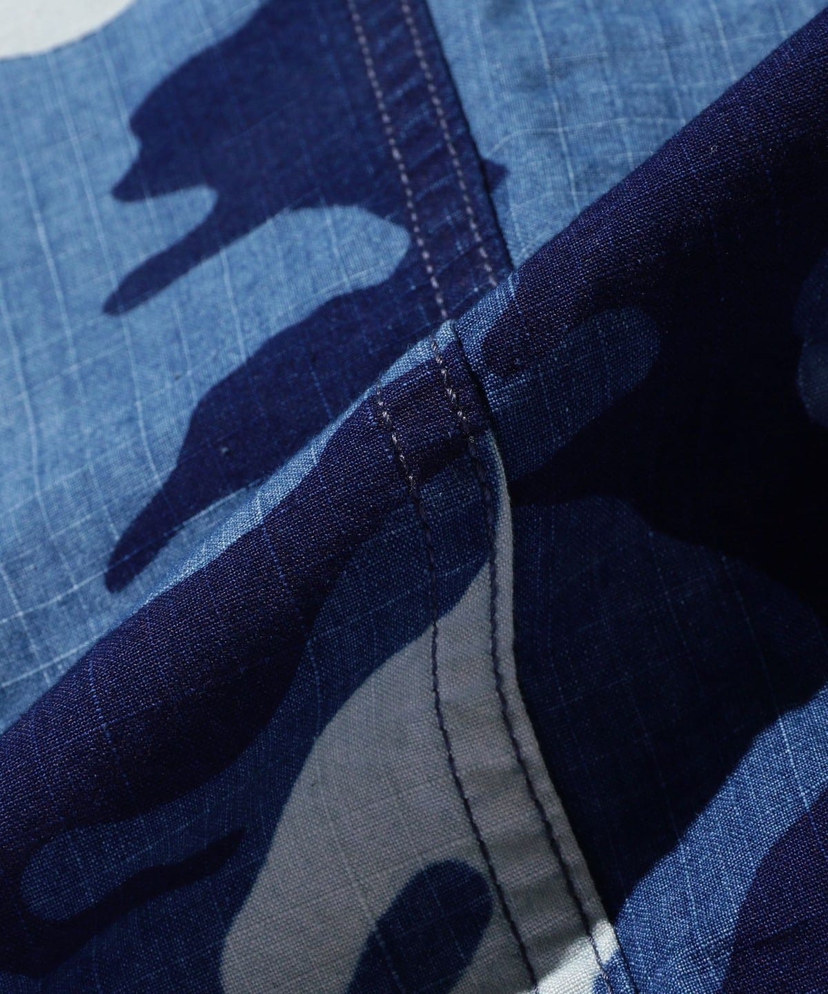 BEAMS PLUS（ビームス プラス）MIL 6 Pocket Indigo Ripstop Discharge