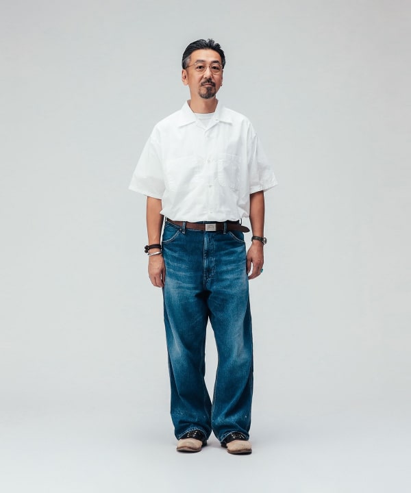 Painter Pants Nep Denim Model:H 169cm Size:S 1季節穿著