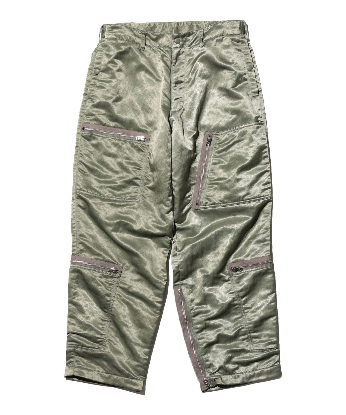 BEAMS PLUS（ビームス プラス）MIL Multi Pocket Trousers Nylon Satin