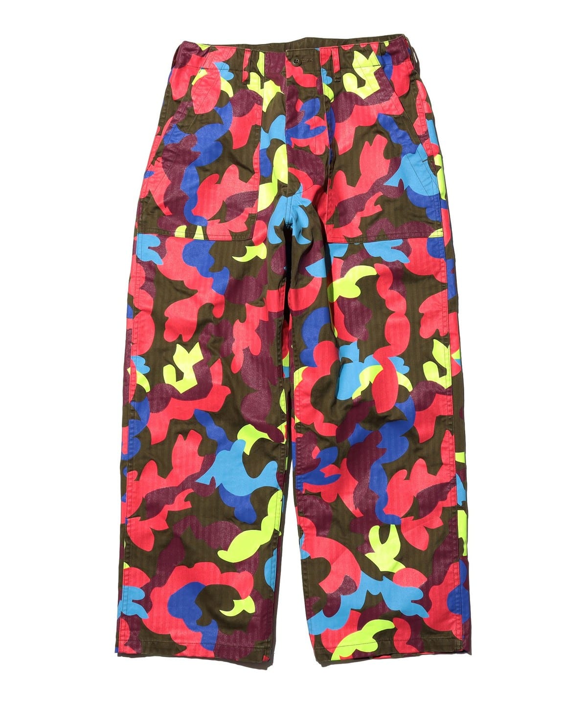 MIL Utility Easy Trousers Supima Herringbone 大迷彩印花 輕便軍裝長褲