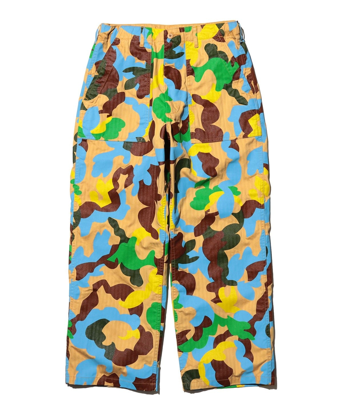 MIL Utility Easy Trousers Supima Herringbone 大迷彩印花 輕便軍裝長褲