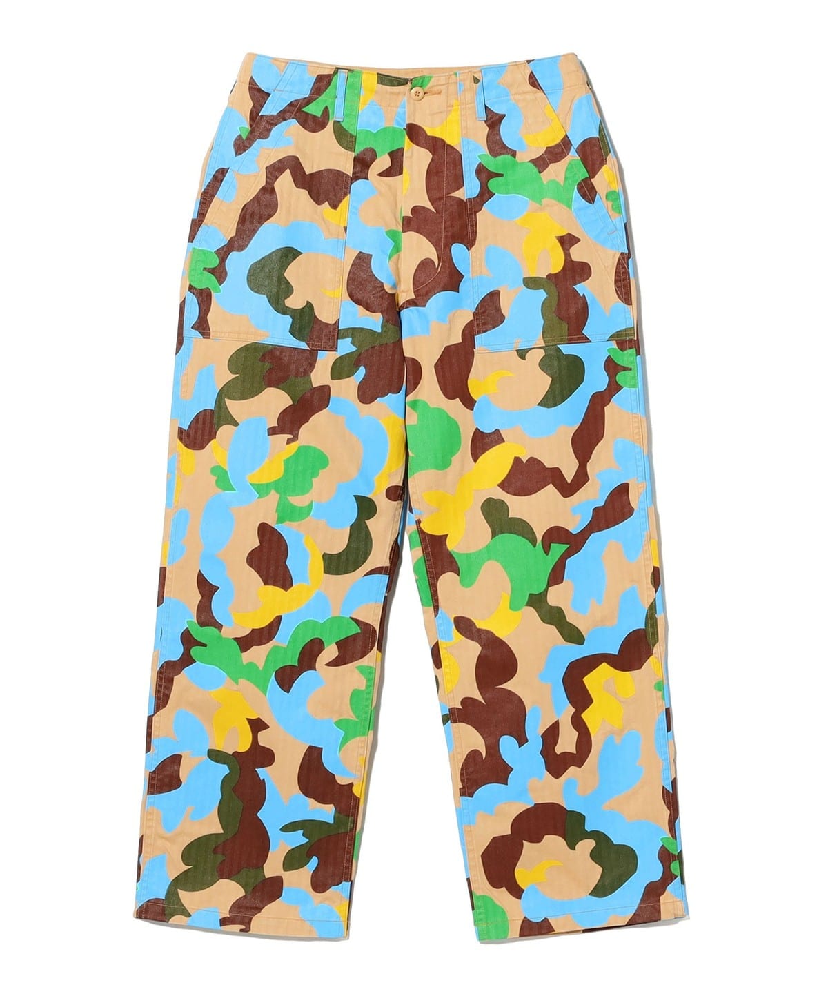 MIL Utility Easy Trousers Supima Herringbone 大迷彩印花 輕便軍裝長褲