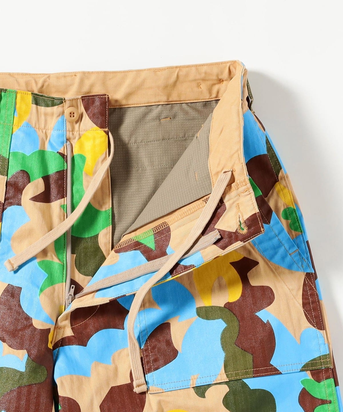 MIL Utility Easy Trousers Supima Herringbone 大迷彩印花 輕便軍裝長褲