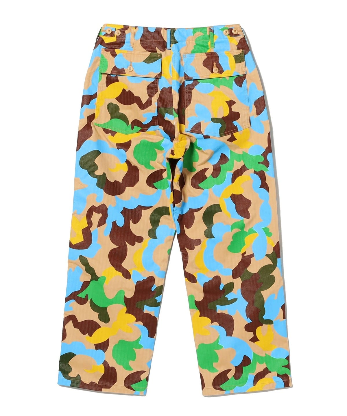 MIL Utility Easy Trousers Supima Herringbone 大迷彩印花 輕便軍裝長褲