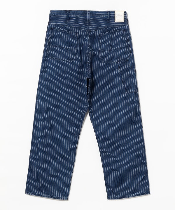 Painter Pants Indigo Discharge Print