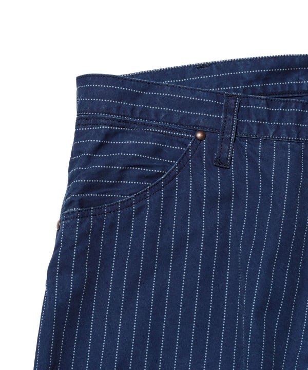 Painter Pants Indigo Discharge Print