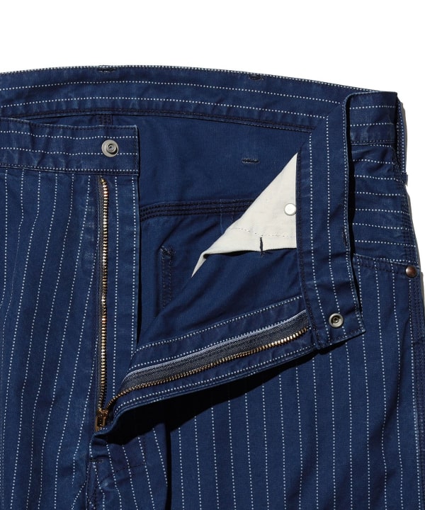 Painter Pants Indigo Discharge Print