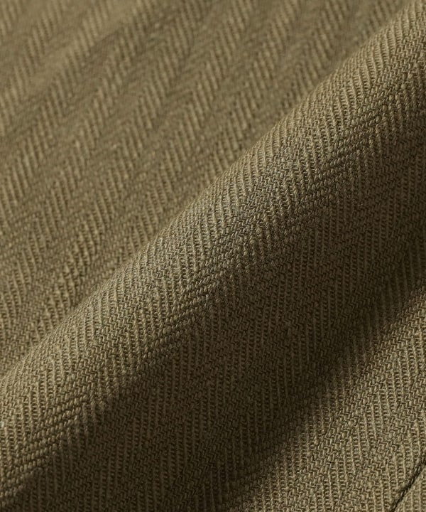 KENNETH FIELD / Gurkha Trousers Ⅲ  Herringbone Olive