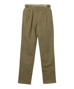 KENNETH FIELD / Gurkha Trousers Ⅲ  Herringbone Olive