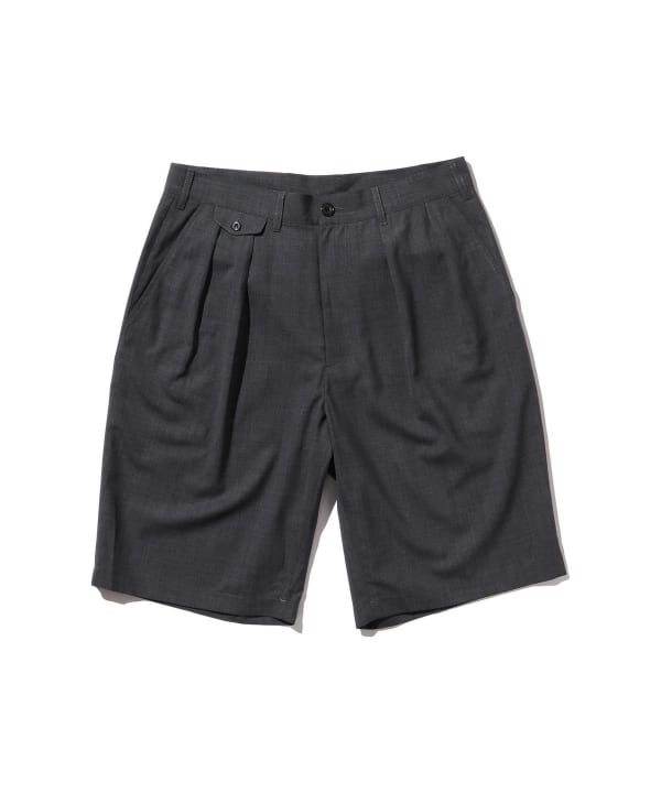 BEAMS PLUS（ビームス プラス）BEAMS PLUS / 2 Pleats Shorts Wool