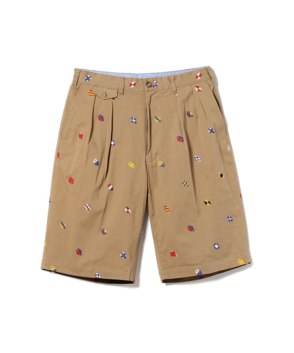 BEAMS PLUS（ビームス プラス）2プリーツ インクジェットマッピング 