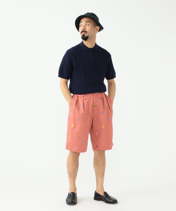 lenon　ビームスプラス BEAMS PLUS BEAMS PLUS袖口夾克網眼格（夾克，休閒夾克）出售