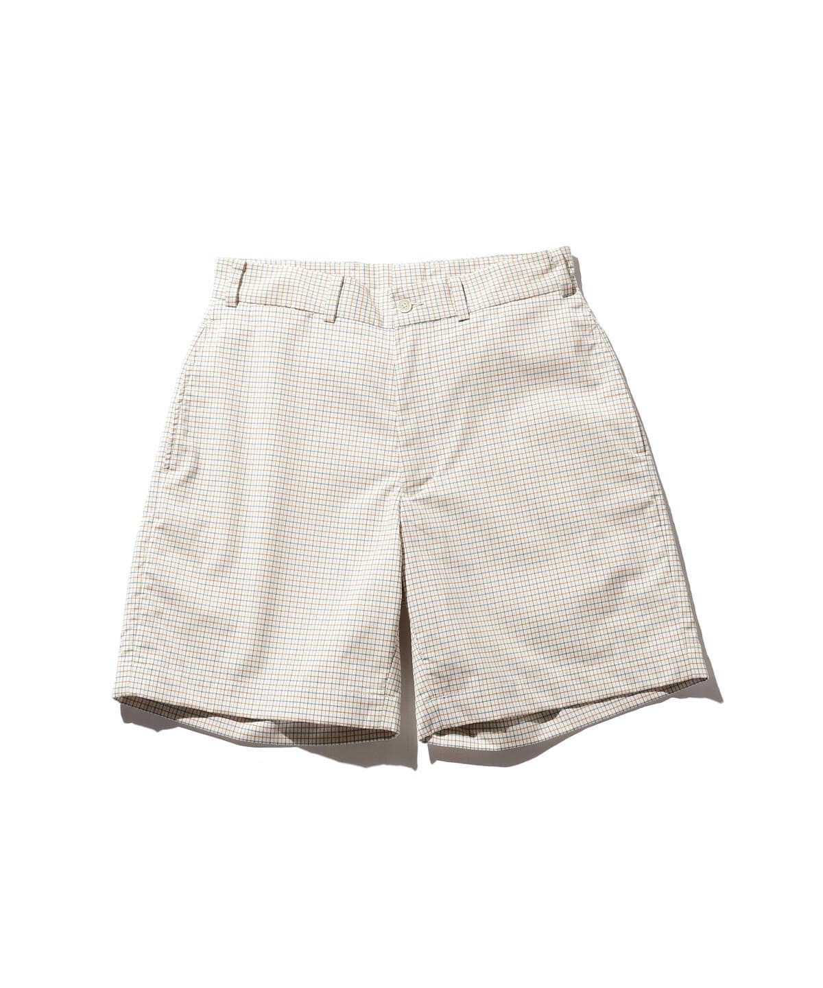 プレーンフロント タッタソールチェック ショーツ パンツ MEN YELLOW S プレーンフロント タッタソールチェック ショーツ パンツ MEN YELLOW S
