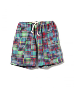 ▲KENNETH FIELD × BEAMS PLUS / 別注 EZ Shorts Ⅱ Madras Patchwork