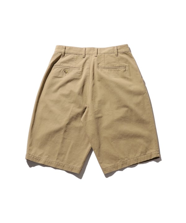 BEAMS PLUS（ビームス プラス）BEAMS PLUS / 2 Pleats Shorts Twill