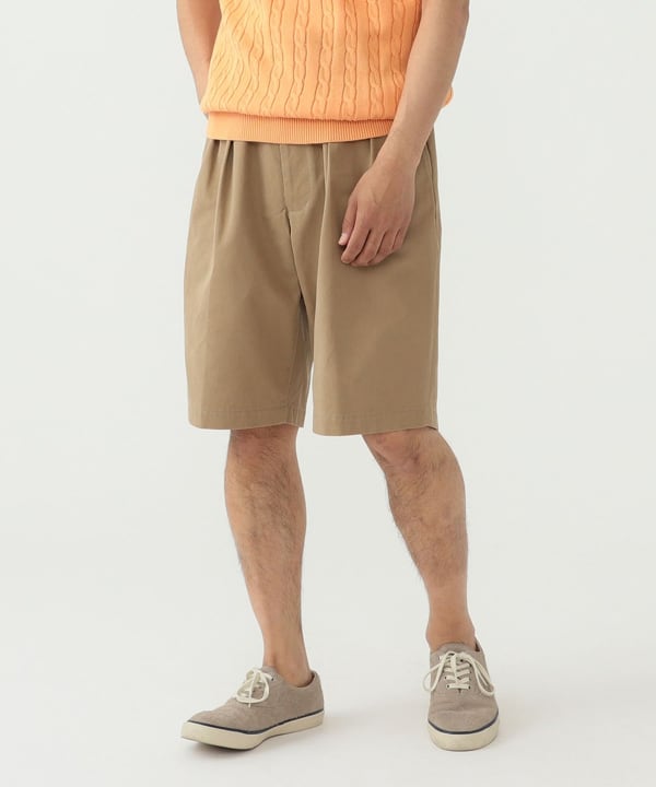 BEAMS PLUS（ビームス プラス）BEAMS PLUS / 2 Pleats Shorts Twill