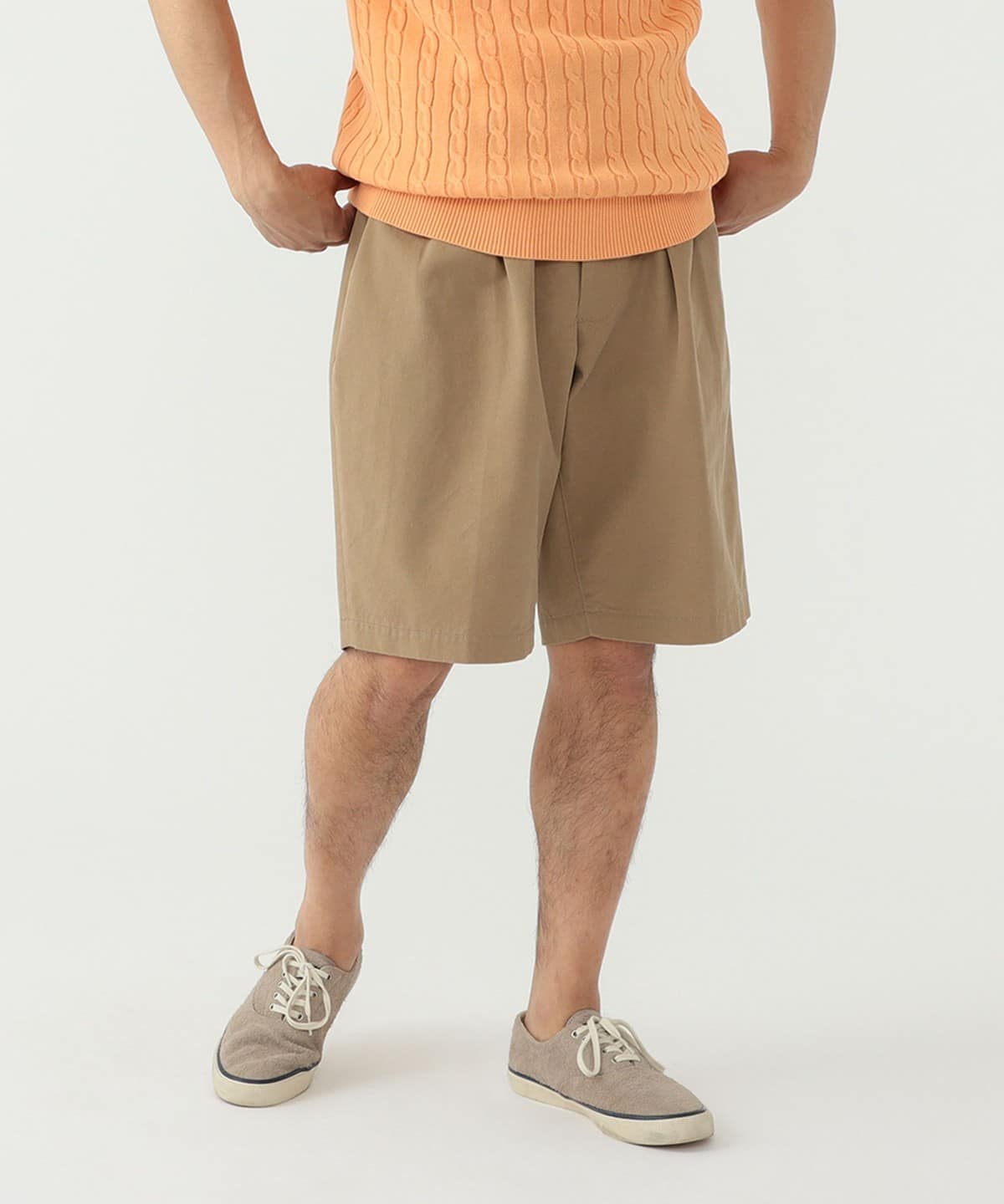 BEAMS PLUS（ビームス プラス）2 Pleats Shorts Twill（パンツ
