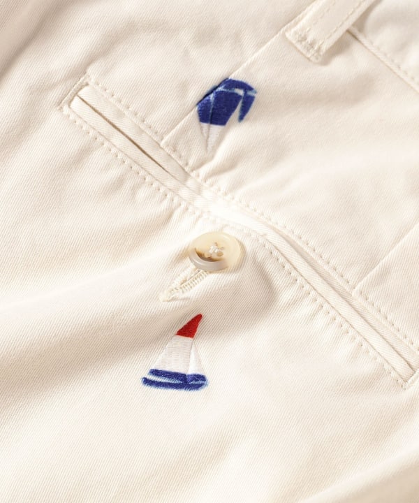 BEAMS PLUS（ビームス プラス）2 Pleats Shorts Embroidery On