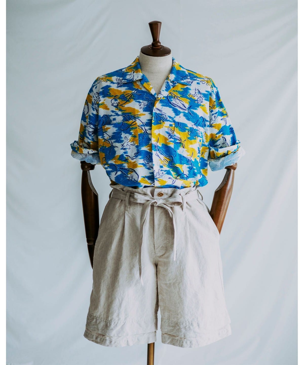 MOJITO x BEAMS PLUS ツープリーツコットンパンツ Mサイズ パンツ