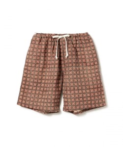 【別注】KENNETH FIELD / EZ Shorts Ⅱ Block Print