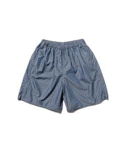 MIL Athletic Shorts NYCO Indigo Chambray Discharge Print